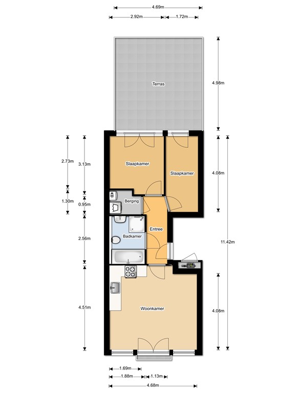 mediumsize floorplan